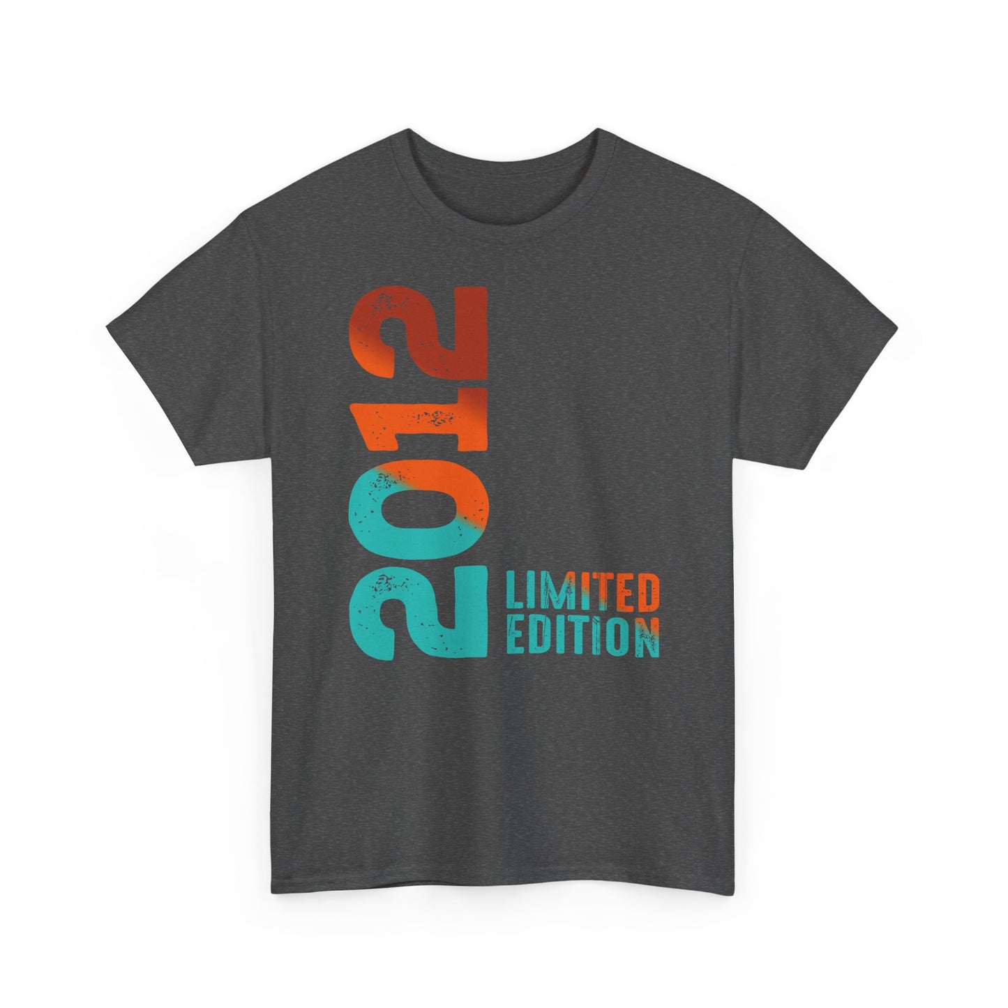 Limited Edition 2012 Geburtstag Orange-Blau T-Shirt