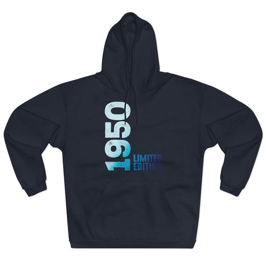 Limited Edition 1950 Geburtstag Hellblau Pullover Hoodie