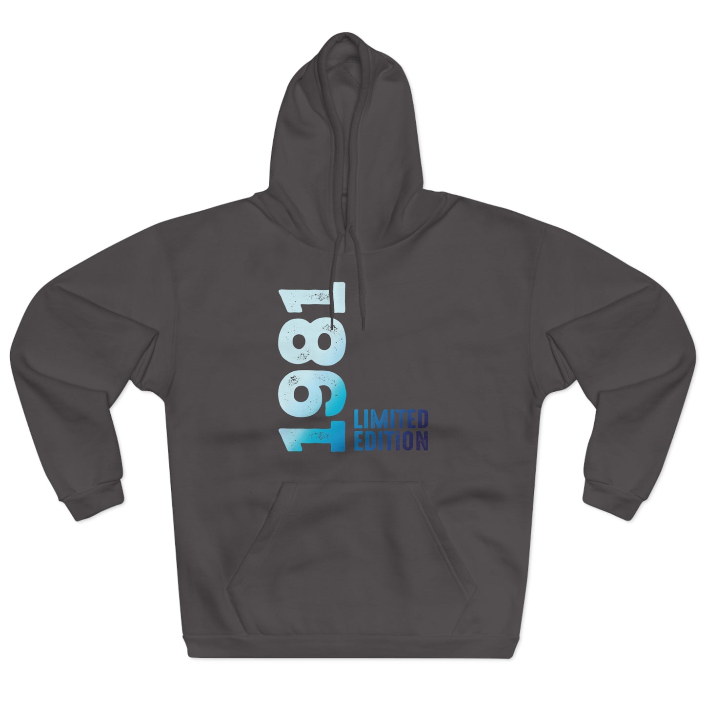 Limited Edition 1981 Geburtstag Hellblau Pullover Hoodie