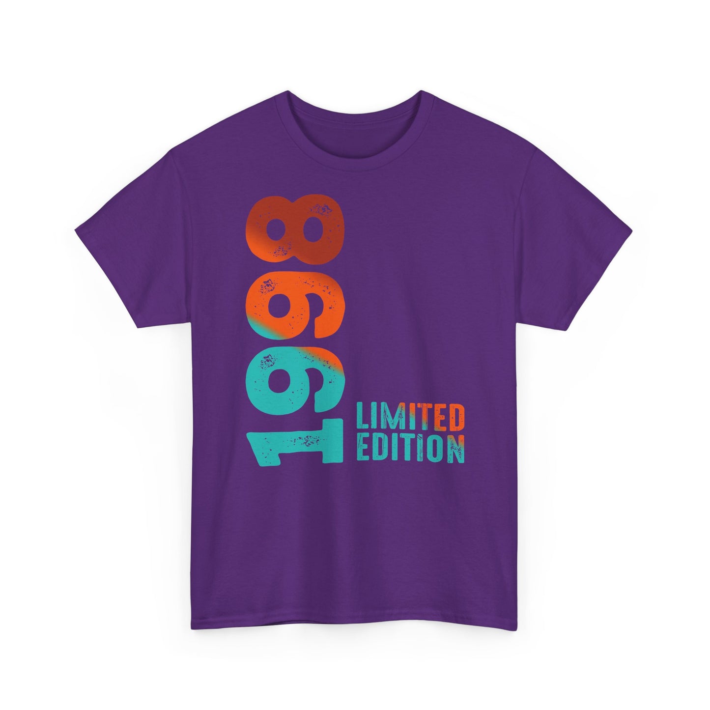 Limited Edition 1998 Geburtstag Orange-Blau T-Shirt