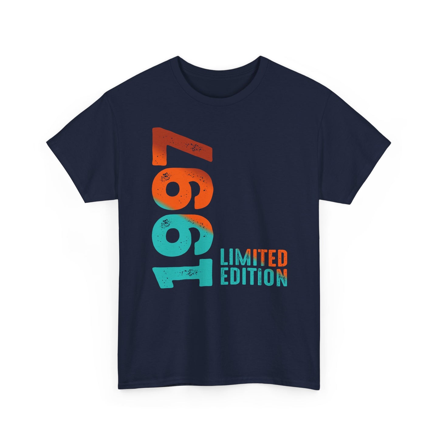 Limited Edition 1997 Geburtstag Orange-Blau T-Shirt