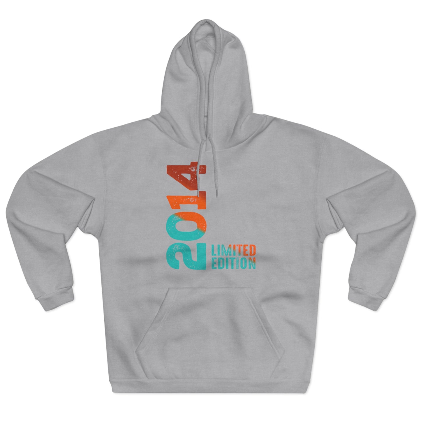 Limited Edition 2014 Geburtstag Orange-Blau Pullover Hoodie