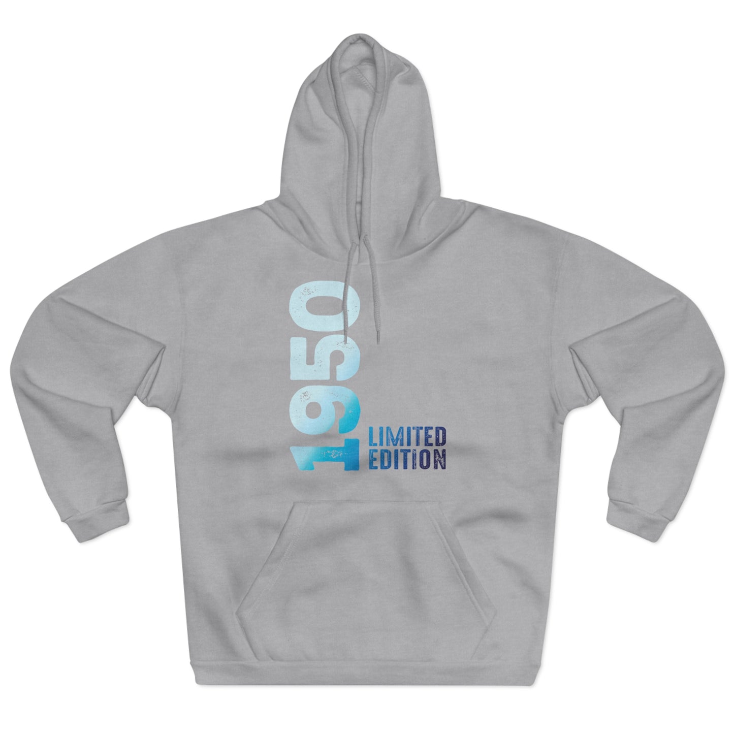 Limited Edition 1950 Geburtstag Hellblau Pullover Hoodie