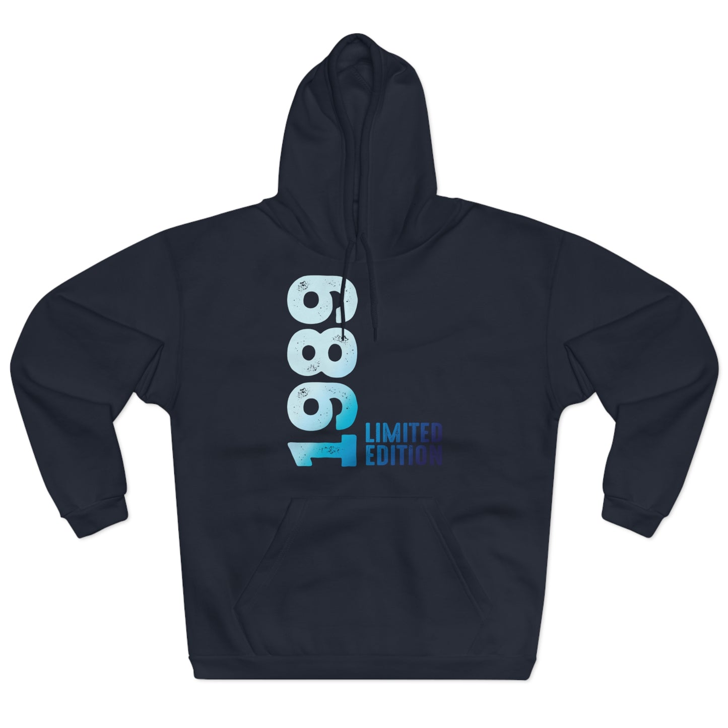 Limited Edition 1989 Geburtstag Hellblau Pullover Hoodie