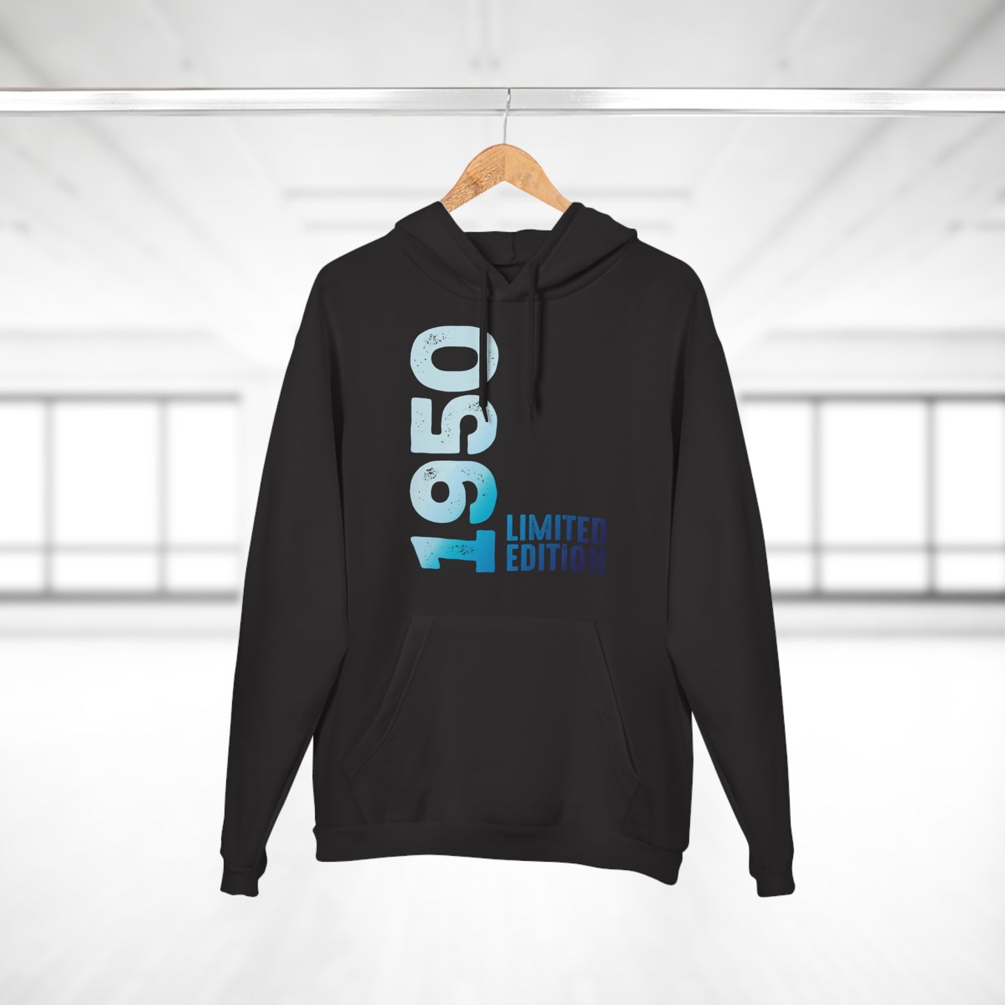 Limited Edition 1950 Geburtstag Hellblau Pullover Hoodie