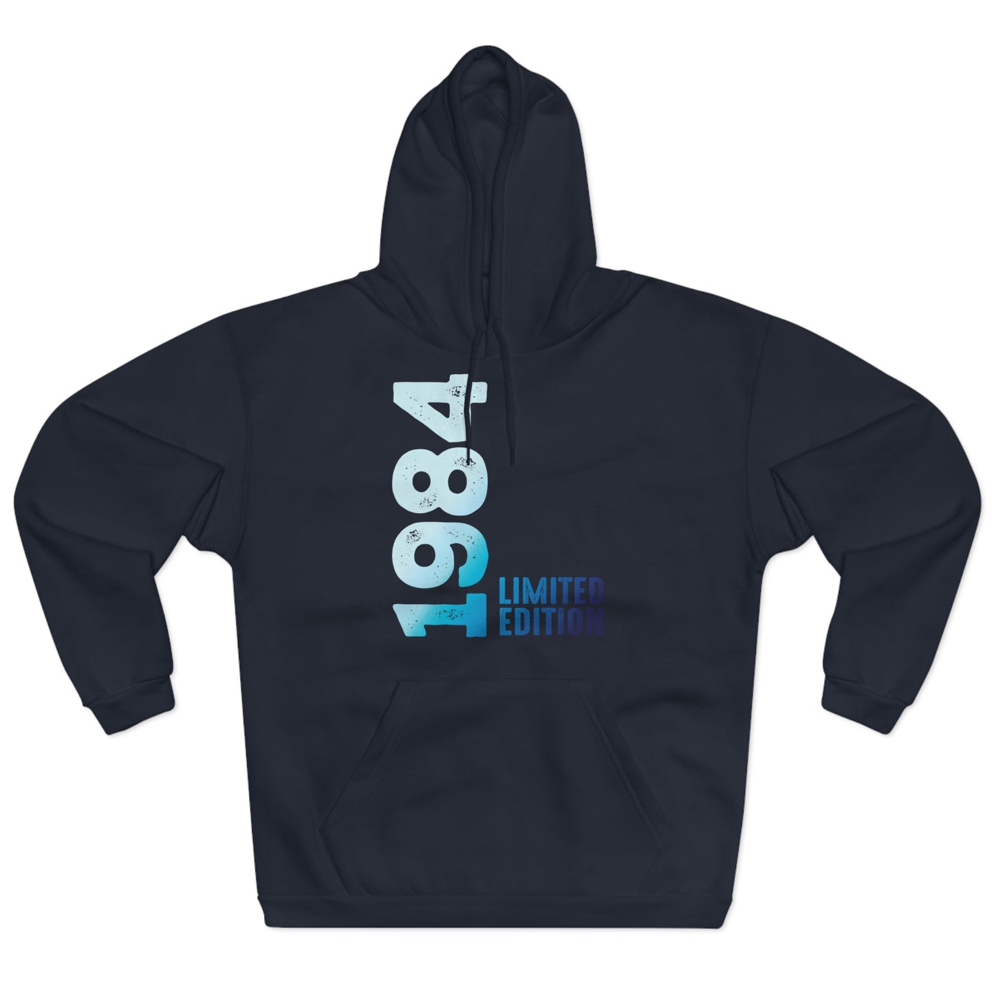 Limited Edition 1984 Geburtstag Hellblau Pullover Hoodie
