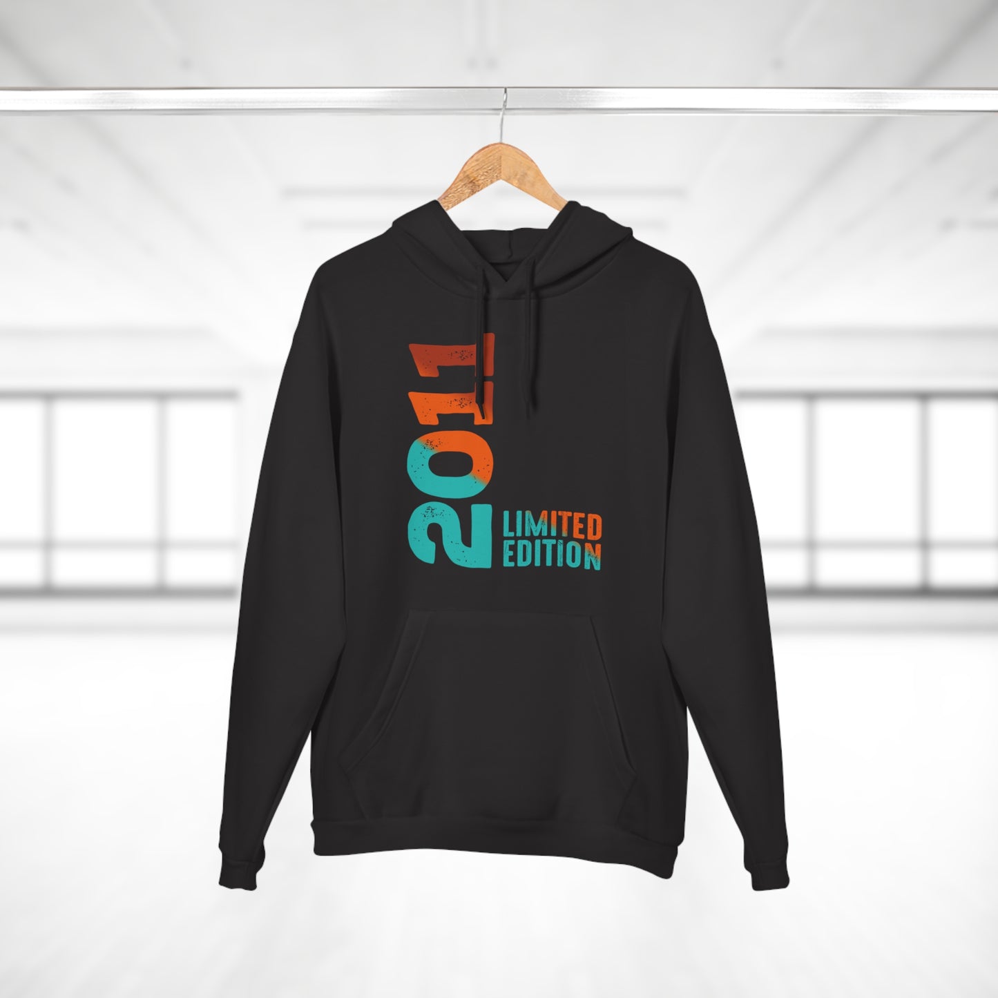 Limited Edition 2011 Geburtstag Orange-Blau Pullover Hoodie