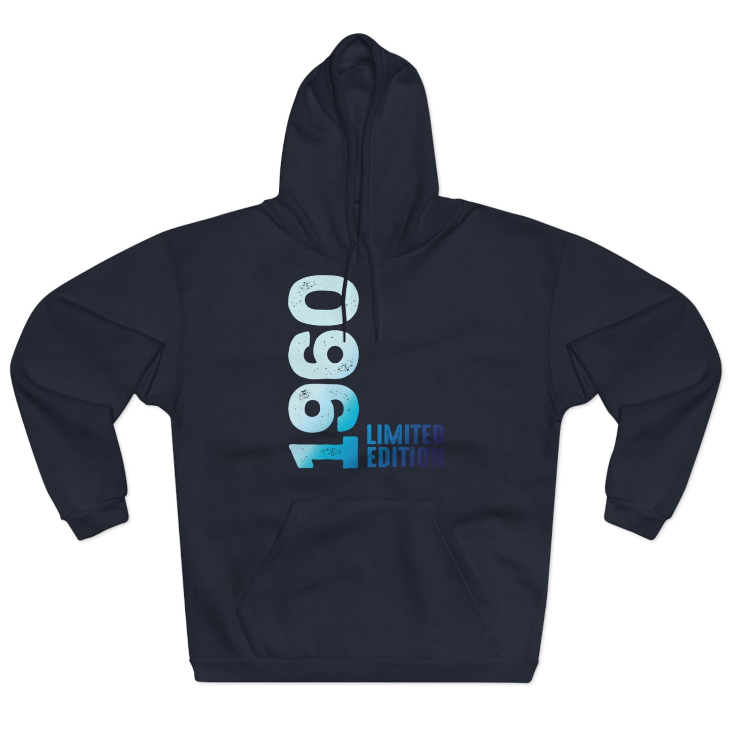 Limited Edition 1960 Geburtstag Hellblau Pullover Hoodie