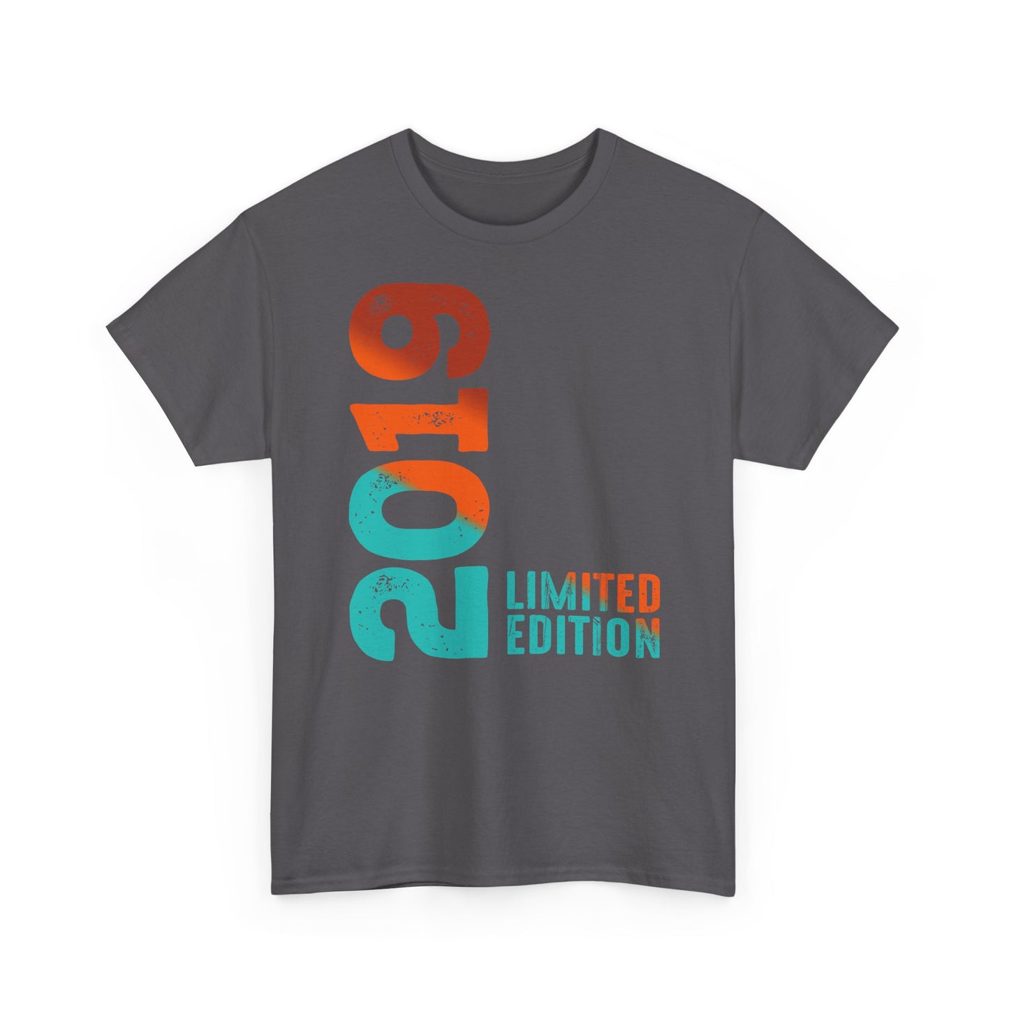 Limited Edition 2019 Geburtstag Orange-Blau T-Shirt