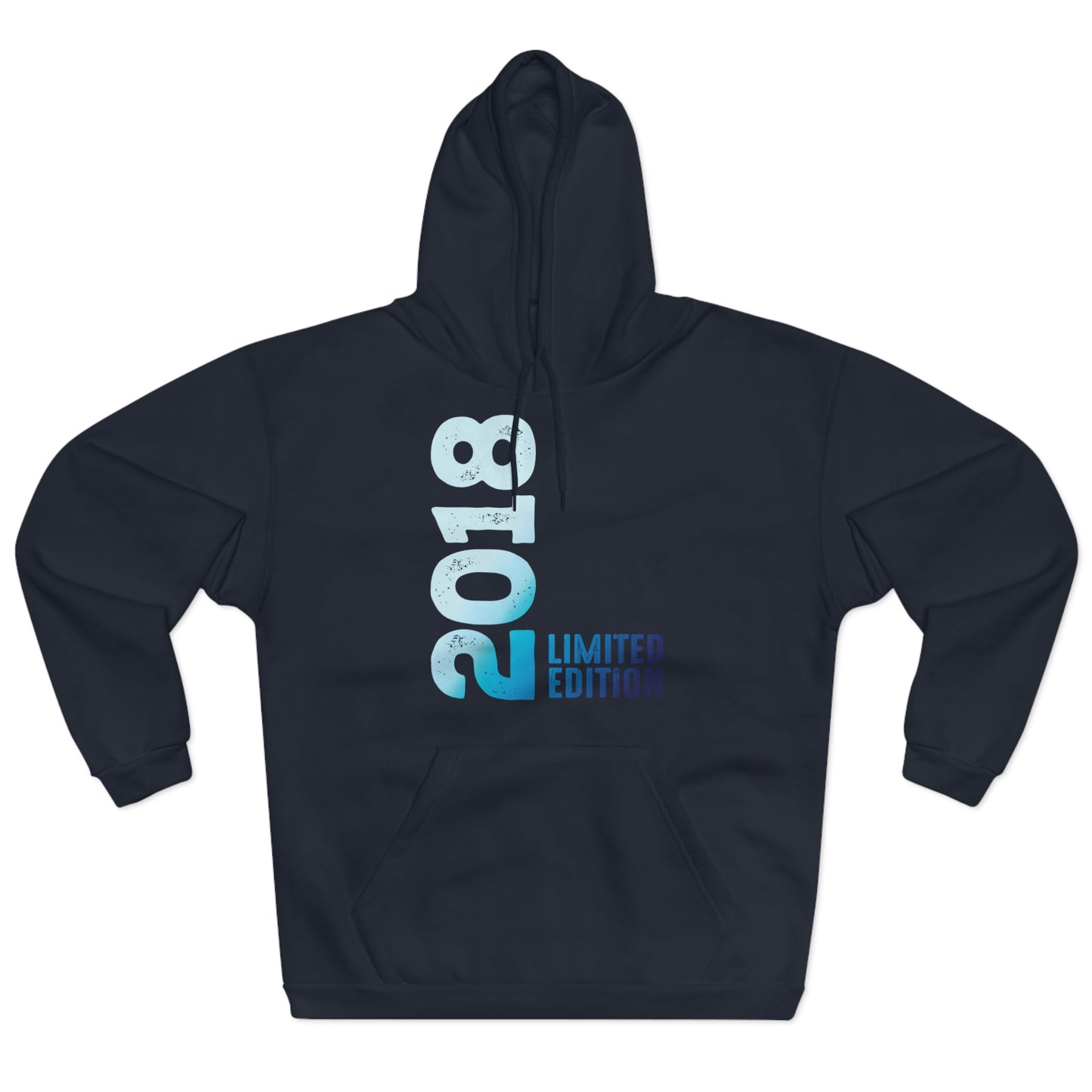 Limited Edition 2018 Geburtstag Hellblau Pullover Hoodie