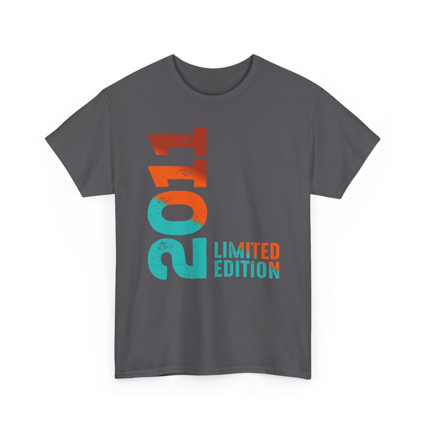 Limited Edition 2011 Geburtstag Orange-Blau T-Shirt