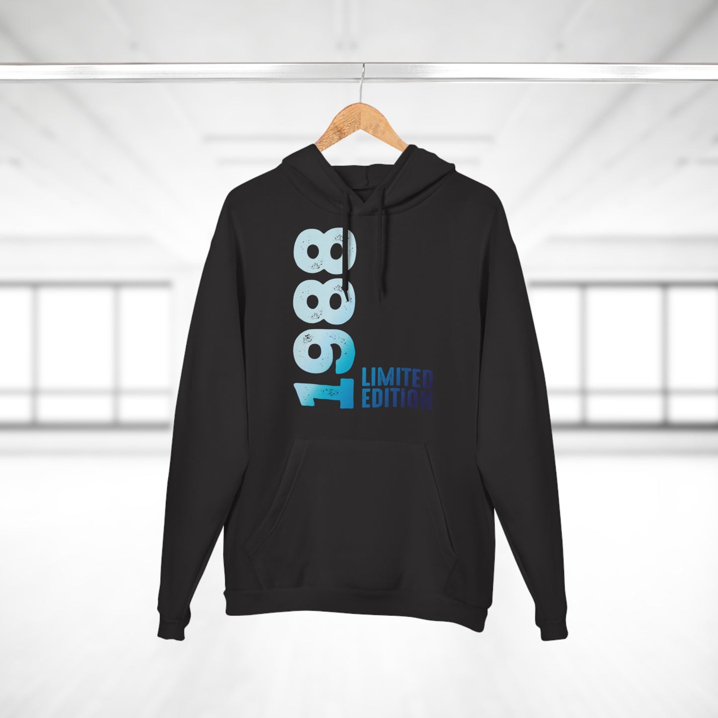 Limited Edition 1988 Geburtstag Hellblau Pullover Hoodie