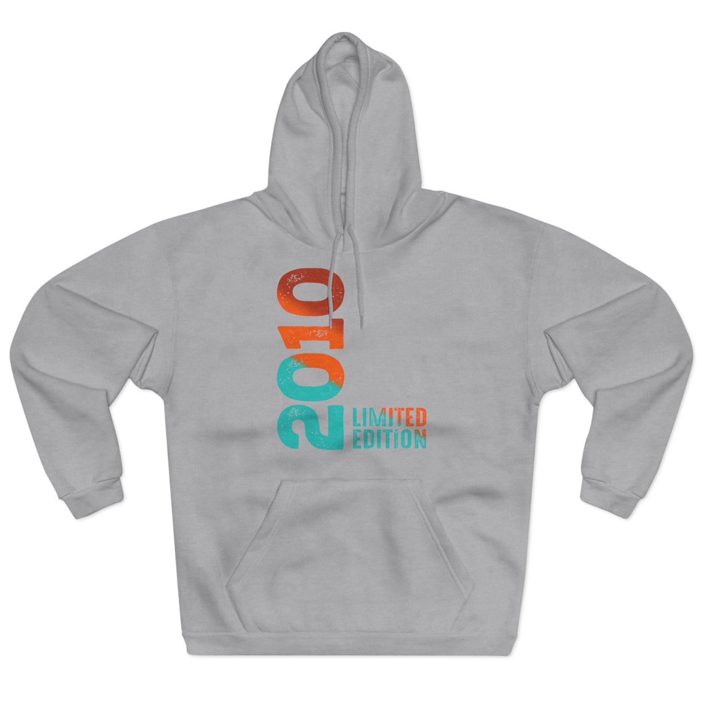Limited Edition 2010 Geburtstag Orange-Blau Pullover Hoodie