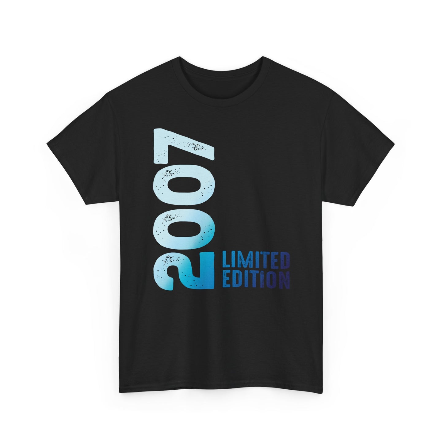Limited Edition 2007 Geburtstag Hellblau T-Shirt