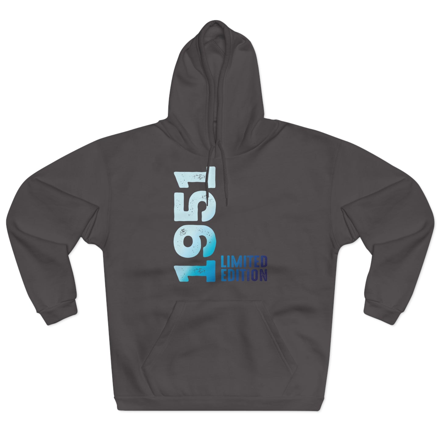 Limited Edition 1951 Geburtstag Hellblau Pullover Hoodie
