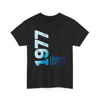 Limited Edition 1977 Geburtstag Hellblau T-Shirt