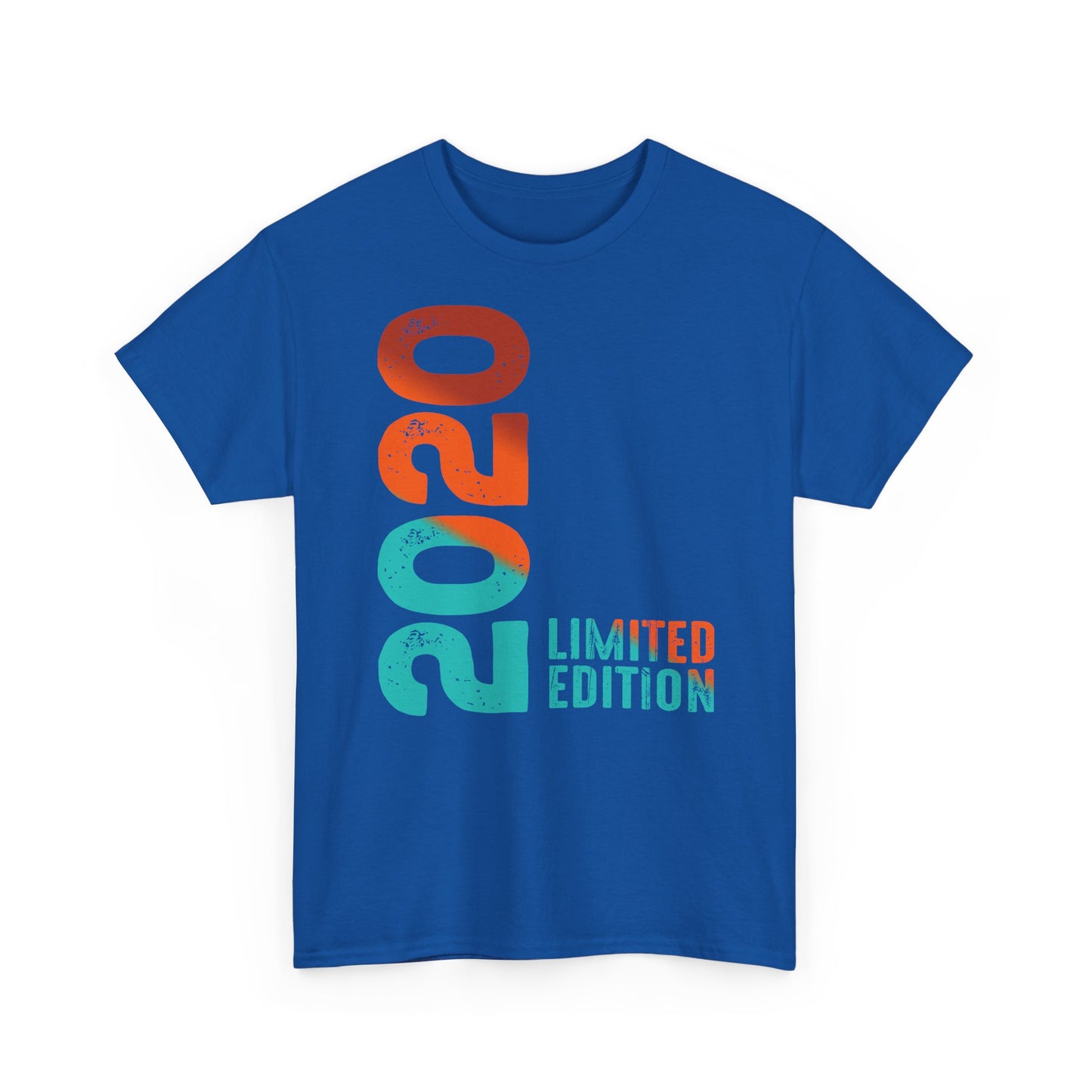 Limited Edition 2020 Geburtstag Orange-Blau T-Shirt