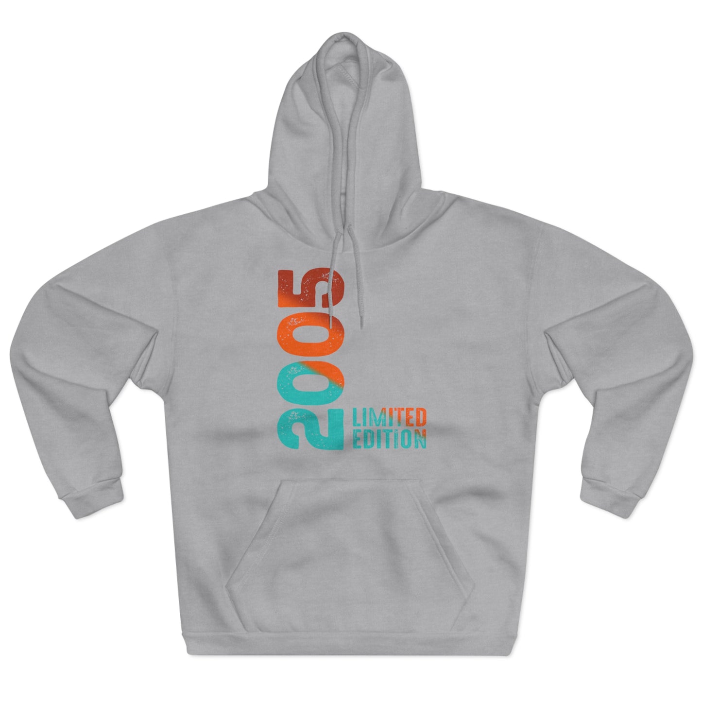 Limited Edition 2005 Geburtstag Orange-Blau Pullover Hoodie