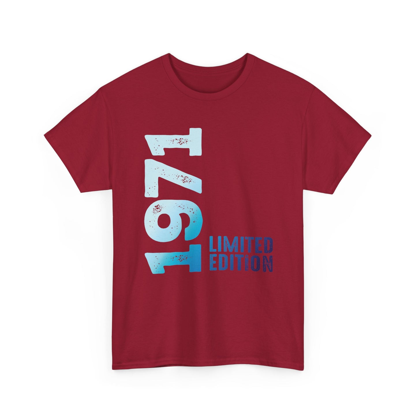 Limited Edition 1971 Geburtstag Hellblau T-Shirt