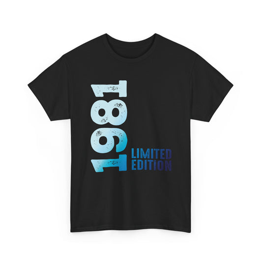 Limited Edition 1981 Geburtstag Hellblau T-Shirt