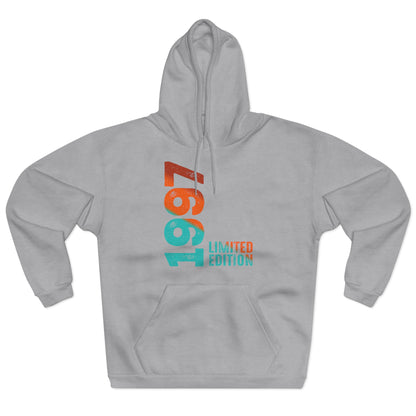 Limited Edition 1997 Geburtstag Orange-Blau Pullover Hoodie