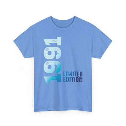 Limited Edition 1991 Geburtstag Hellblau T-Shirt