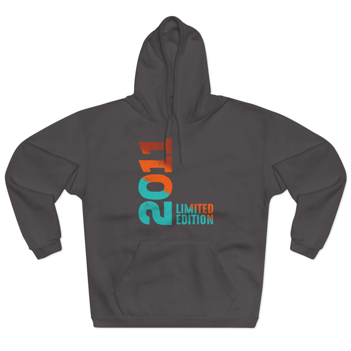Limited Edition 2011 Geburtstag Orange-Blau Pullover Hoodie