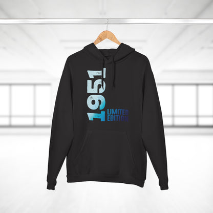 Limited Edition 1951 Geburtstag Hellblau Pullover Hoodie