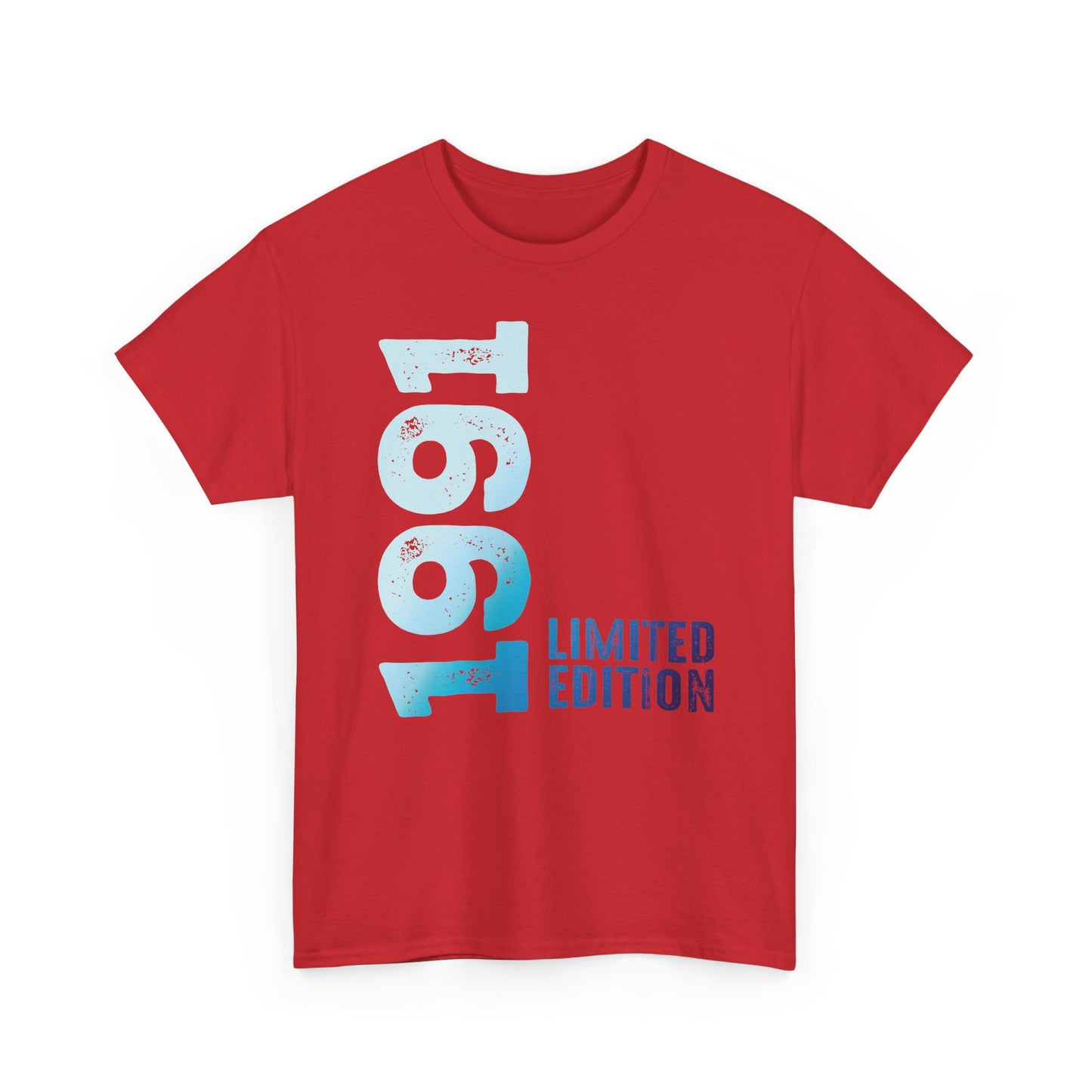 Limited Edition 1991 Geburtstag Hellblau T-Shirt