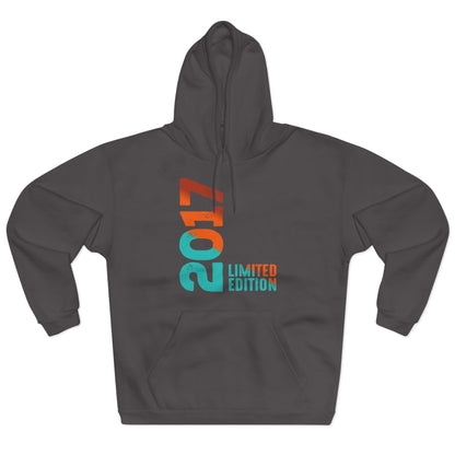 Limited Edition 2017 Geburtstag Orange-Blau Pullover Hoodie