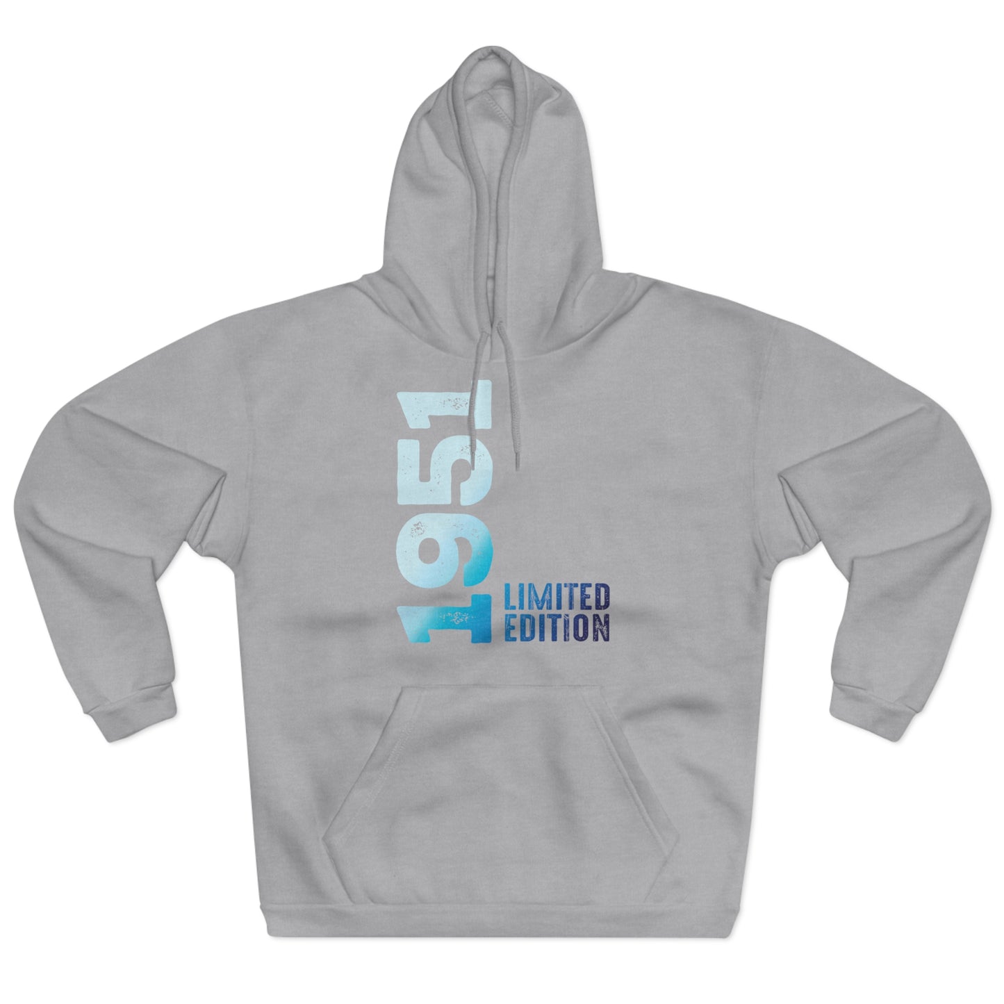 Limited Edition 1951 Geburtstag Hellblau Pullover Hoodie