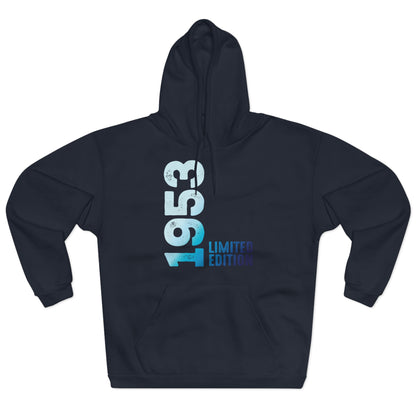 Limited Edition 1953 Geburtstag Hellblau Pullover Hoodie