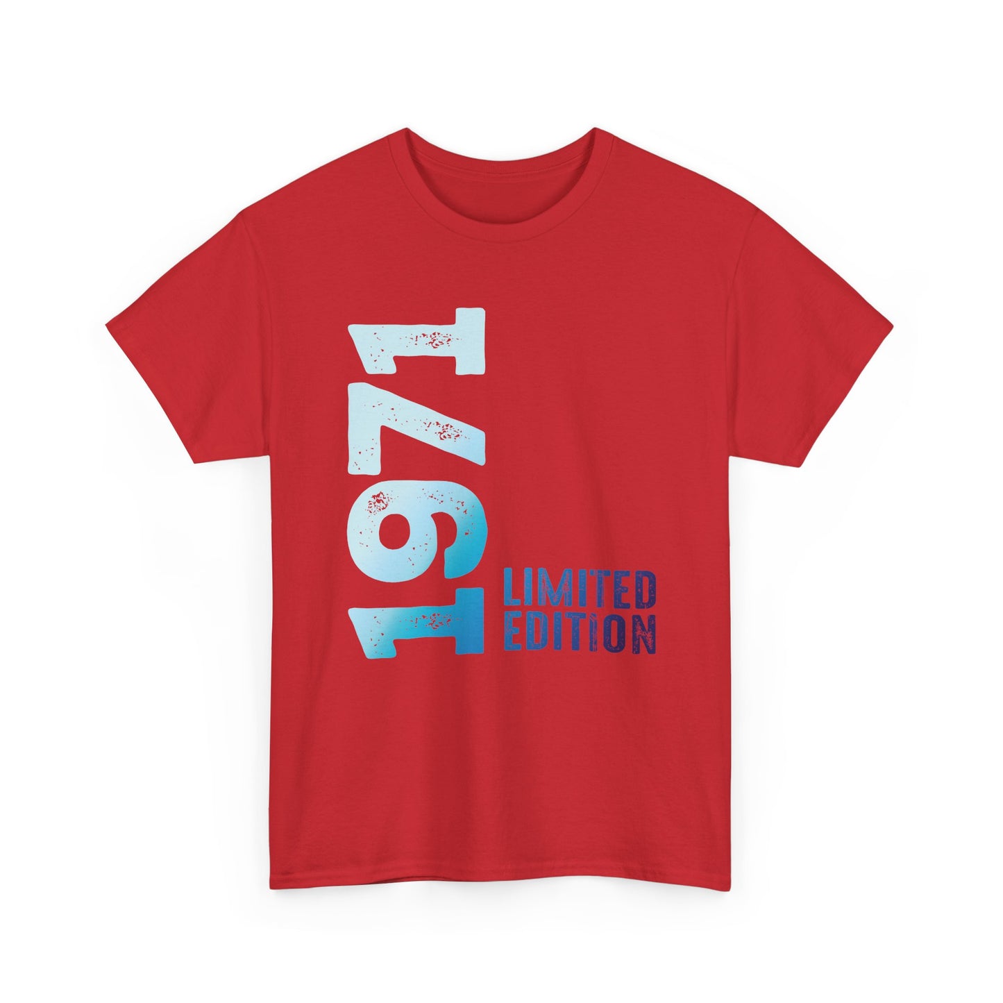 Limited Edition 1971 Geburtstag Hellblau T-Shirt