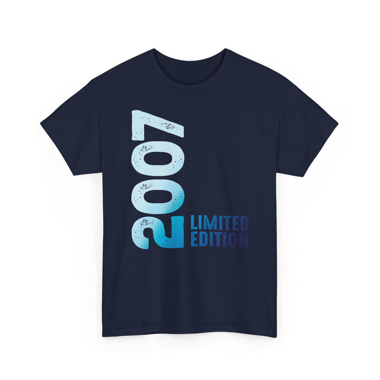 Limited Edition 2007 Geburtstag Hellblau T-Shirt