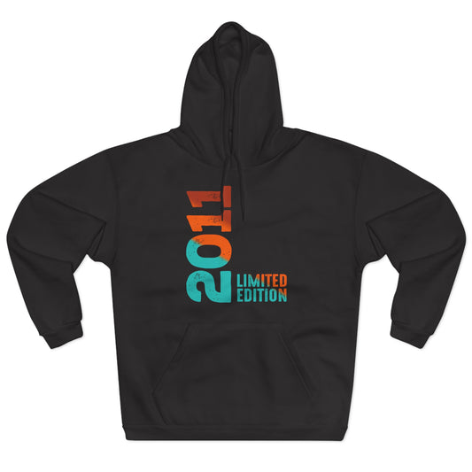Limited Edition 2011 Geburtstag Orange-Blau Pullover Hoodie