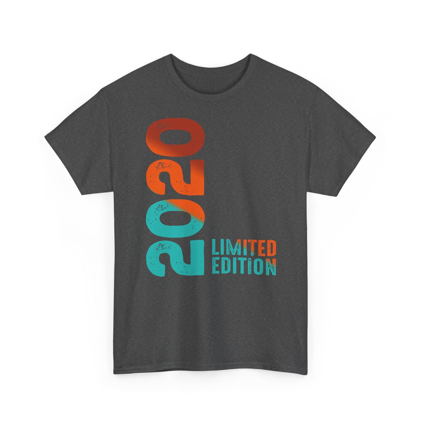 Limited Edition 2020 Geburtstag Orange-Blau T-Shirt