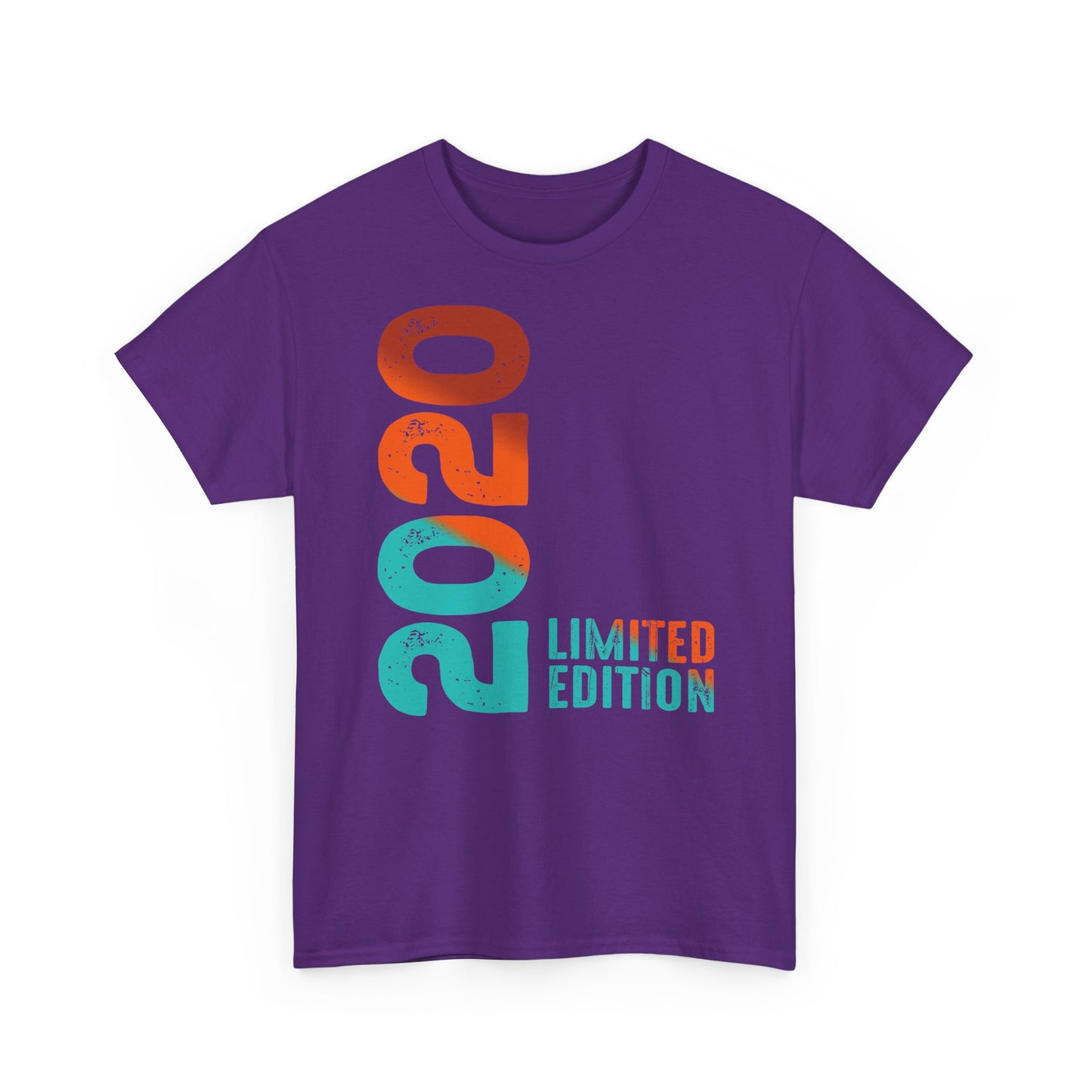 Limited Edition 2020 Geburtstag Orange-Blau T-Shirt
