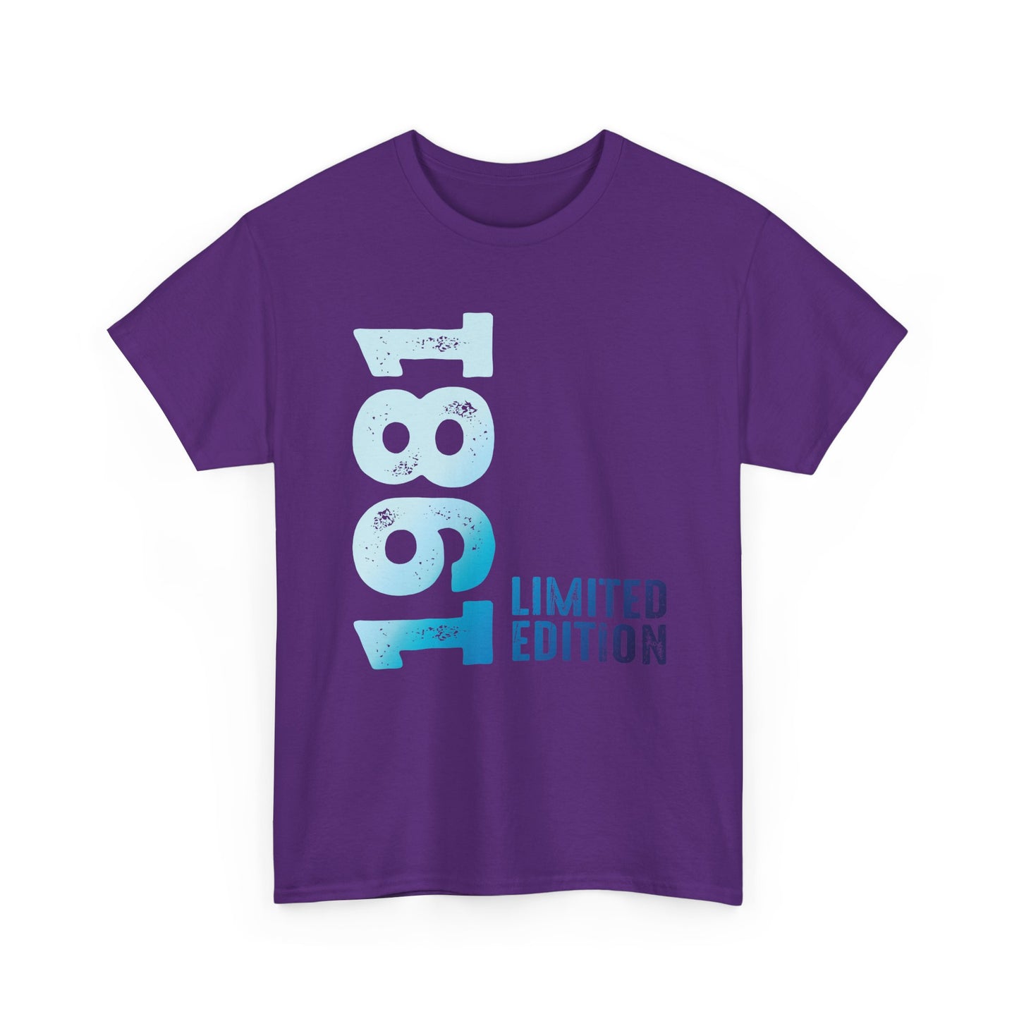 Limited Edition 1981 Geburtstag Hellblau T-Shirt