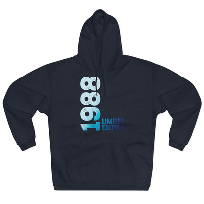 Limited Edition 1988 Geburtstag Hellblau Pullover Hoodie