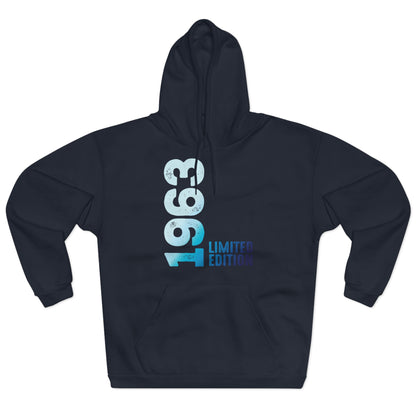 Limited Edition 1963 Geburtstag Hellblau Pullover Hoodie