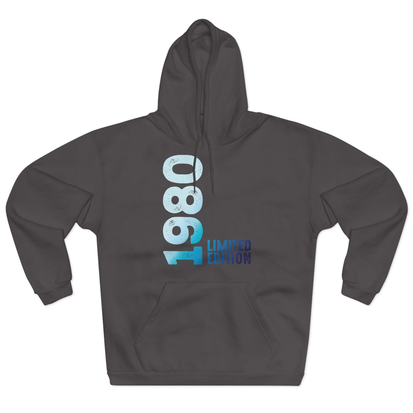 Limited Edition 1980 Geburtstag Hellblau Pullover Hoodie