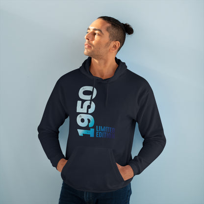 Limited Edition 1950 Geburtstag Hellblau Pullover Hoodie