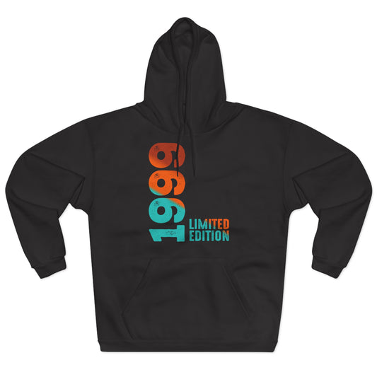 Limited Edition 1999 Geburtstag Orange-Blau Pullover Hoodie