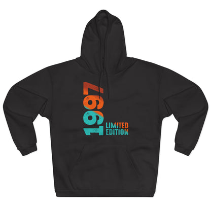 Limited Edition 1997 Geburtstag Orange-Blau Pullover Hoodie