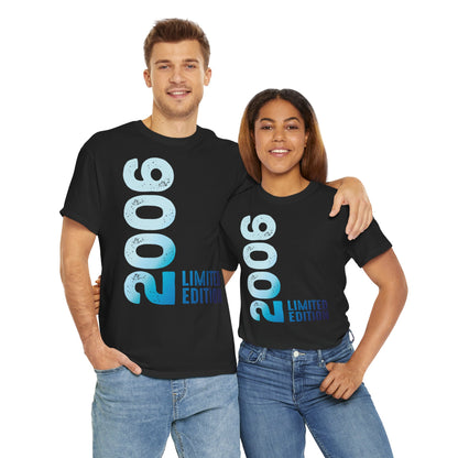 Limited Edition 2006 Geburtstag Hellblau T-Shirt