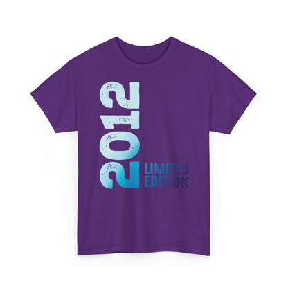 Limited Edition 2012 Geburtstag Hellblau T-Shirt