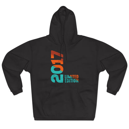 Limited Edition 2017 Geburtstag Orange-Blau Pullover Hoodie