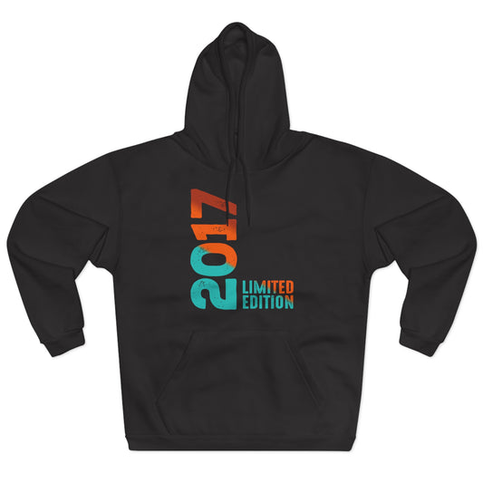Limited Edition 2017 Geburtstag Orange-Blau Pullover Hoodie