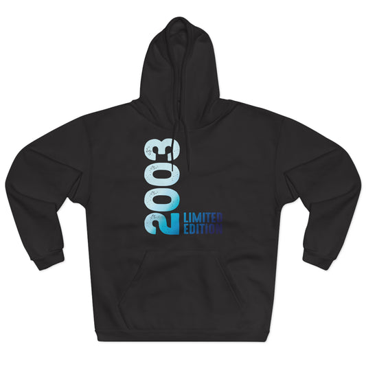 Limited Edition 2003 Geburtstag Hellblau Pullover Hoodie