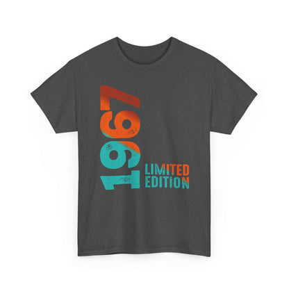 Limited Edition 1967 Geburtstag Orange-Blau T-Shirt